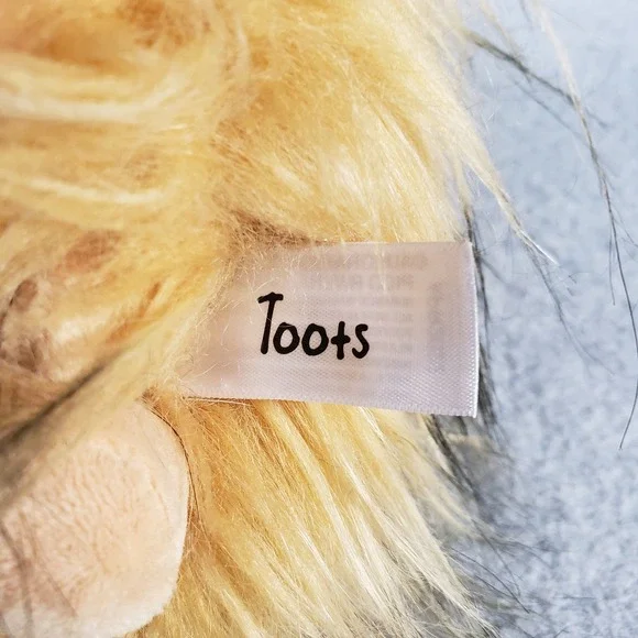 Aurora World Toots the Hedgehog Plush 6" Shaggy Golden Fur Stuffed Animal NWT - Picture 4 of 12